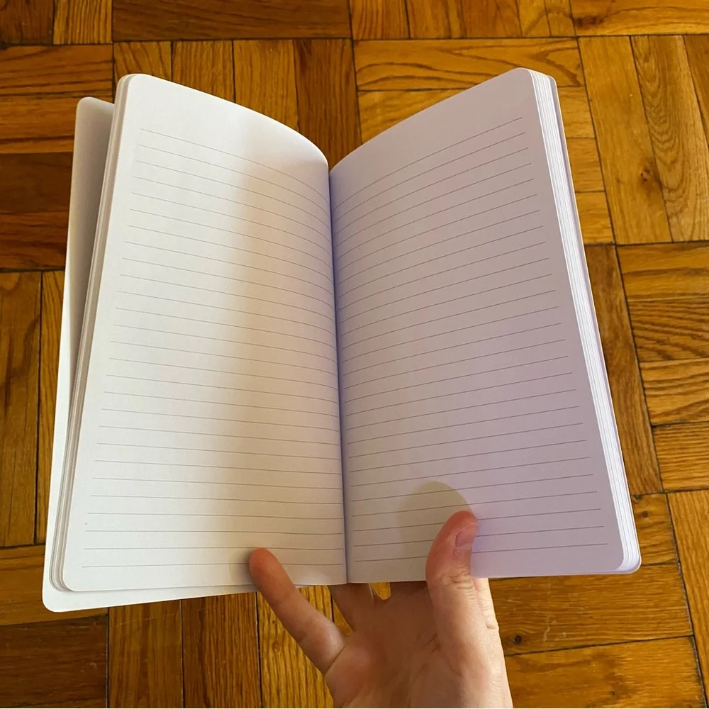 Artistic Bohemian Travel Cover Notebook with Lined Pages
